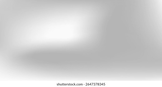 Fondo de papel de plata con textura de espejo de metal. Superficie de gradiente cromado con tarjeta de luz robar arte simple