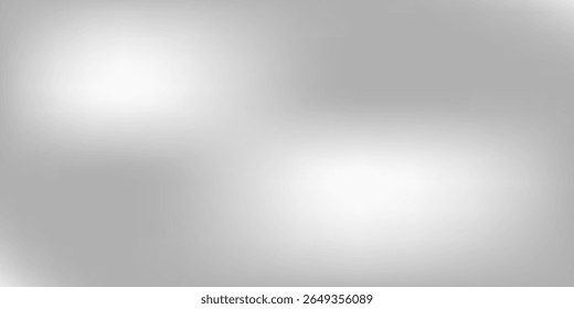 Silver foil background with metal mirror texture. Chrome gradient surface with light gloss simple abstract 