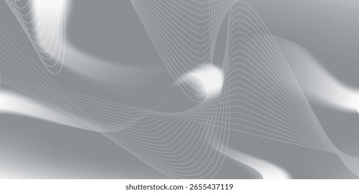 Fondo de papel de plata con textura de espejo de metal. Superficie degradada cromada con brillo claro. Chapa gris de aluminio Vector con reflexión. Abstracto de platino y titanio frío. moderno. 