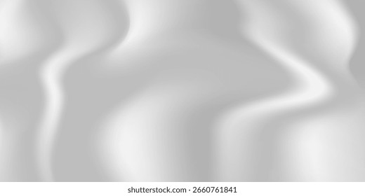 Silver foil background with metal mirror texture. Chrome gradient surface with light gloss simple abstract 