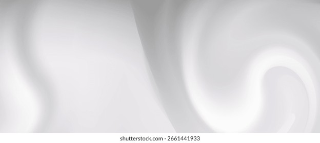 Fundo de folha de prata com textura de espelho de metal. Superfície gradiente de cromo com brilho de luz simples abstrata. ilustração vetorial