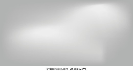 Fundo de folha de prata com textura de espelho de metal. Superfície gradiente de cromo com lustro de luz moderno 