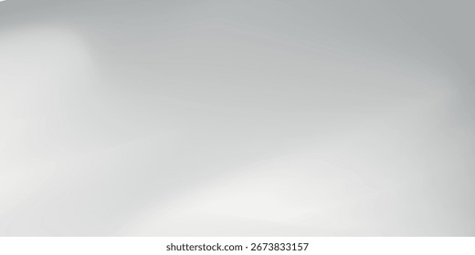Fondo de papel de plata con textura de espejo de metal. Superficie de gradiente cromado con brillo ligero abstracto simple. PATRÓN DE MALLA DE VECTOR EPS10