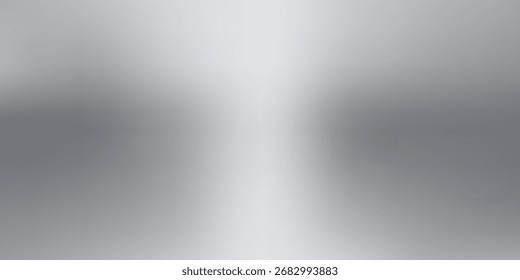 Fondo de papel de plata con textura de espejo de metal. Superficie de gradiente cromado con brillo ligero simple abstracto
