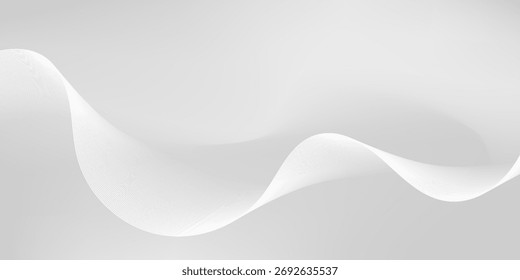 Fondo de papel de plata con textura de espejo de metal. Superficie de gradiente cromado con brillo ligero abstracto simple. eps10