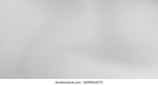 Silver foil background with metal mirror texture. Chrome gradient surface with light gloss simple abstract concept
