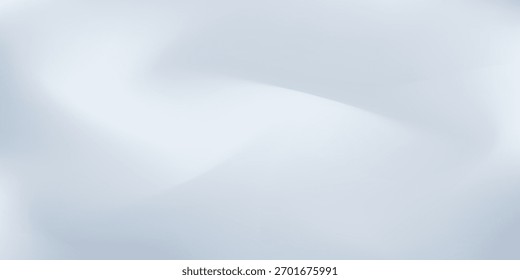 Fondo de papel de plata con textura de espejo de metal. Superficie de gradiente cromado con brillo ligero abstracto simple. Vector de desenfoque