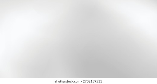 Fundo de folha de prata com textura de espelho de metal. Superfície gradiente de cromo com brilho claro. Folha cinza de alumínio vetorial com reflexão abstrata eps10