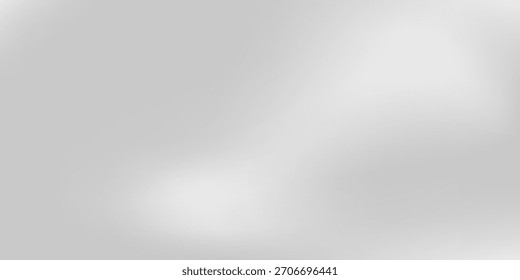 Silberner Folienhintergrund mit Metallspiegel-Textur. Chromoberfläche mit Farbverlauf und Glanz modern