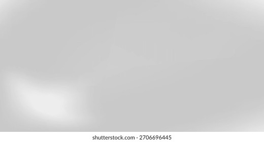Silver foil background with metal mirror texture. Chrome gradient surface with light gloss modern