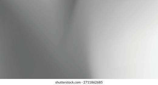 Fondo de papel de plata con textura de espejo de metal. Superficie de gradiente cromado con brillo ligero Ilustración vectorial abstracta simple eps10