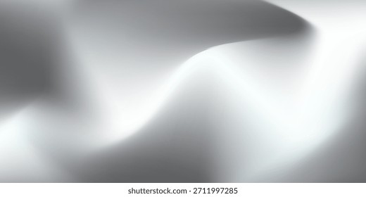Fondo de papel de plata con textura de espejo de metal. Superficie degradada cromada con brillo claro. Chapa gris de aluminio Vector con reflexión. Platino 