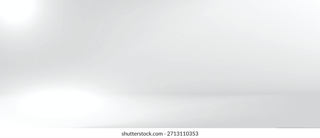 Fundo de folha de prata com textura de espelho de metal. Superfície gradiente de cromo com lustro de luz moderno