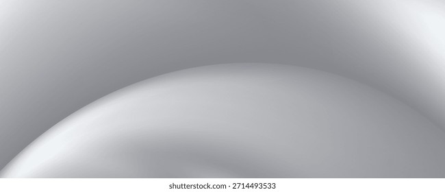 Fondo de papel de plata con textura de espejo de metal. Superficie degradada cromada con brillo claro. Chapa gris de aluminio Vector con reflexión. Platino 