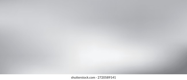 Silberner Folienhintergrund mit Metallspiegel-Textur. Chrome Farbverlauf-Oberfläche mit Licht wie abstrakt könnte. Vektor EPS 10