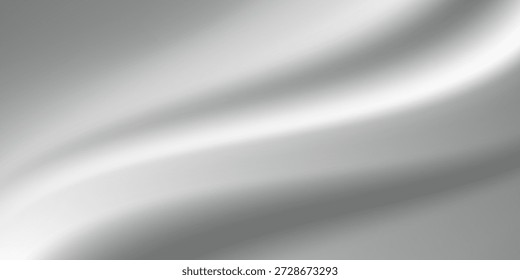 Fondo de papel de plata con textura de espejo de metal. Superficie de gradiente cromado con brillo ligero simple abstracto
