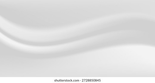 Fondo de papel de plata con textura de espejo de metal. Superficie de gradiente cromado con brillo ligero abstracto simple. Vector de desenfoque