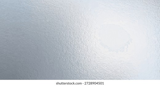 Silver foil background with metal mirror texture. Chrome gradient surface with light like could abstract eps 10	
