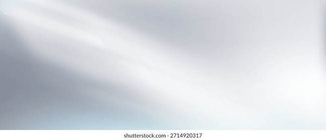 Silver foil background with mirror-like metal texture. Chrome gradient with soft shine. Reflective aluminum grey surface in cool platinum and titanium tones.
