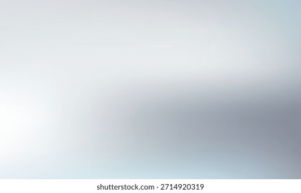 Fundo de folha de prata com textura de metal semelhante ao espelho. Gradiente de cromo com brilho suave. Superfície cinza de alumínio reflexivo em tons de platina fria e titânio.