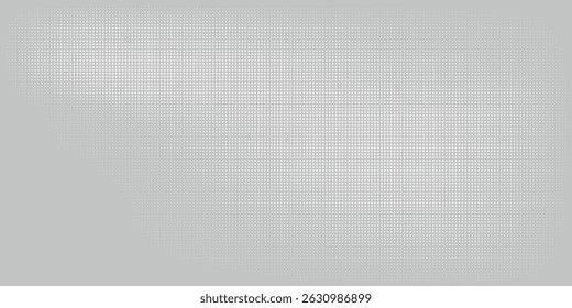 Silver foil halftones background with metal mirror texture. 