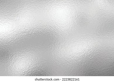 Silver foil leaf texture vector background