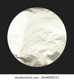 Lámina de plata, brillante círculo hecho a mano. Textura dorada brillante, patrón. Lujo brillante dibujado a mano de fondo. Boda, Elementos de la decoración de la tarjeta de felicitación. Arte minimalista moderno. Ilustración vectorial