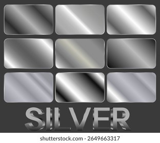 Zilverfolie textuur achtergrond. Realistisch zilver, gradiënt mesh. Hoge resolutie. metaalgradiënt..