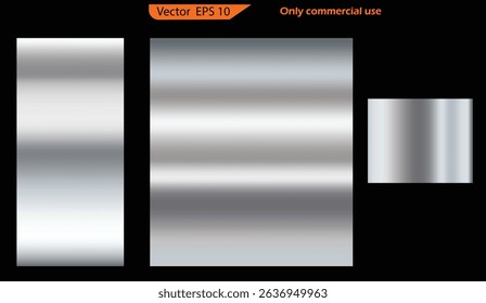Silver Foil Texture Collection – Metallic Gradient Mesh Backgrounds for Ads, Branding, and Web Projects

