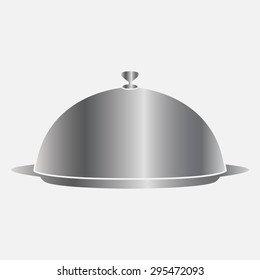 Silver Food serving tray platter 