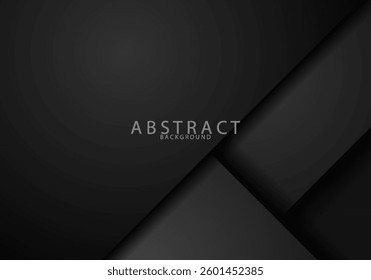 Silver frame background vector overlap layer on black space for text design