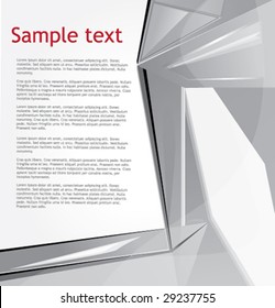 Silver futuristic background.