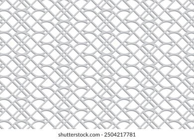 Silver Geometric Pattern Design Background