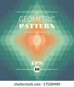 Silver geometric pattern. Vector background 