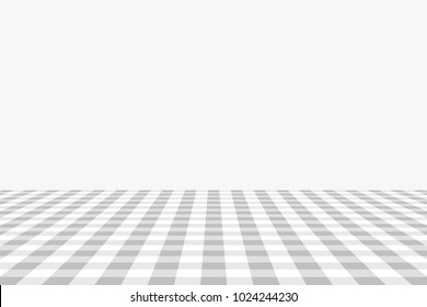 Silver Gingham pattern. Texture from rhombus/squares for - plaid, tablecloths, clothes, shirts, dresses, paper, bedding, blankets, quilts and other textile products. Vector illustration.