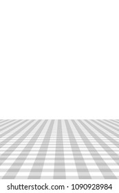 Silver Gingham pattern. Texture from rhombus/squares for - plaid, tablecloths, clothes, shirts, dresses, paper, bedding, blankets, quilts and other textile products. Vector illustration.