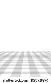 Silver Gingham pattern. Texture from rhombus/squares for - plaid, tablecloths, clothes, shirts, dresses, paper, bedding, blankets, quilts and other textile products. Vector illustration.