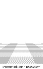 Silver Gingham pattern. Texture from rhombus/squares for - plaid, tablecloths, clothes, shirts, dresses, paper, bedding, blankets, quilts and other textile products. Vector illustration.