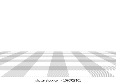 Silver Gingham pattern. Texture from rhombus/squares for - plaid, tablecloths, clothes, shirts, dresses, paper, bedding, blankets, quilts and other textile products. Vector illustration.