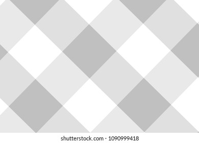 Silver Gingham pattern. Texture from rhombus/squares for - plaid, tablecloths, clothes, shirts, dresses, paper, bedding, blankets, quilts and other textile products. Vector illustration.