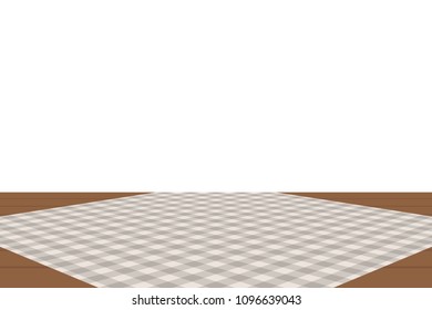 Silver Gingham pattern. Texture from rhombus/squares for - plaid, tablecloths, clothes, shirts, dresses, paper, bedding, blankets, quilts and other textile products. Vector illustration.