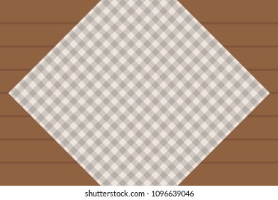 Silver Gingham pattern. Texture from rhombus/squares for - plaid, tablecloths, clothes, shirts, dresses, paper, bedding, blankets, quilts and other textile products. Vector illustration.