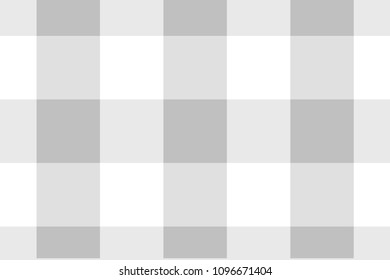 Silver Gingham pattern. Texture from rhombus/squares for - plaid, tablecloths, clothes, shirts, dresses, paper, bedding, blankets, quilts and other textile products. Vector illustration.