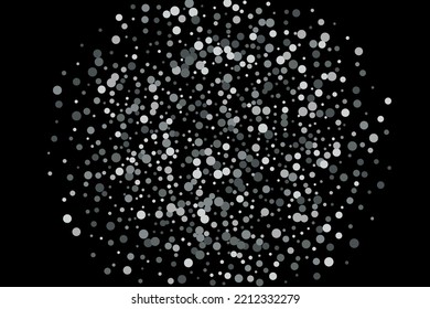 Confeti de brillo plateado, gran diseño para cualquier propósito. Decoración de fiestas. Abstracto vector de arte. Arte conceptual. Retro vintage. Decoración sorprendente. Diseño artístico. 