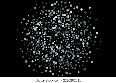 Silver glitter confetti, great design for any purpose. Party decor. Abstract art vector. Concept art. Vintage retro. Surprise decoration. Art design. 