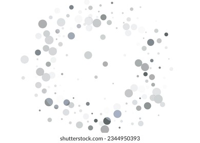 Silver glitter confetti, great design for any purpose. Party decor.