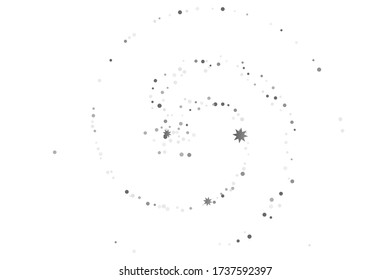 Confeti de brillo plateado. Ilustración de una gota de partículas brillantes. Elemento decorativo. Lujo para su diseño, tarjetas, invitaciones, regalo, vip. 