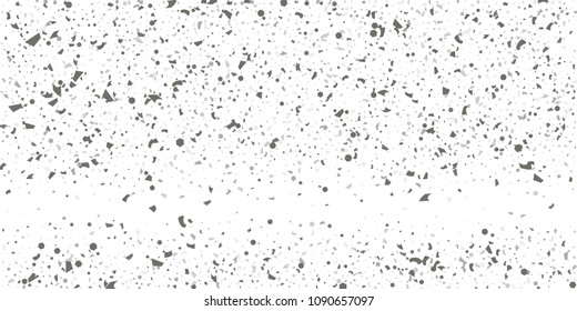 Silver glitter confetti on a white background. Illustration of a drop of shiny particles. Decorative element. Luxury background for your design, cards, invitations, gift, vip. 