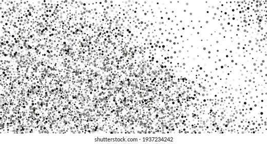  Silver glitter confetti on a white background.  Luxury festive background. Decorative element. Element of design. Vector illustration, EPS 10. 