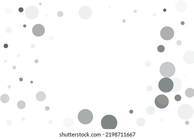 Silver glitter confetti on a white background. Illustration of a drop of shiny particles. Decorative element. Luxury background for your design, cards, invitations, gift, vip. 